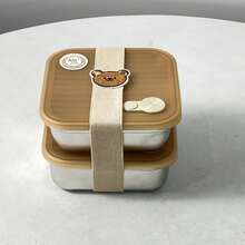 Multifunctional 304 Stainless Steel Lunch Box With Lid, Portable Divided Bento Box, Microwave Fruit Salad Food Storage Container, Stackable Refrigerator Fresh-Keeping Box, Leak Proof Meal Prep Box For Student Adult Use In Home, School, Office, Picnic - Multicolor - View 33
