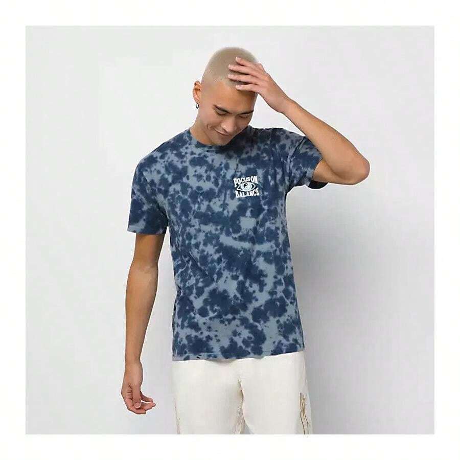 Vans Mens Focus On Balance Tie Dye T-Shirt / Blue / RRP £42 - Blue - View 1