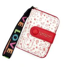 Japanese Style Women's Wallet, Cute Cat Short Coin Purse, Multi-Function Card Holder Zipper Pouch, Cartoon Cat Girls Wallet - Multicolor - View 10