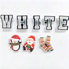 49Pcs Christmas Luminous Number & Letter Shoe Charm Kit, Creative DIY Charms For Party & Daily Deco - Multicolor - View 9