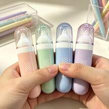 1pc/4pcs Morandi Erasable Dot Glue, Diamond Shape Adhesive Tape, High Aesthetic Stationery, For Scrapbooking, Photo Sticking And Handmade DIY - Dot Glue Tape - View 11