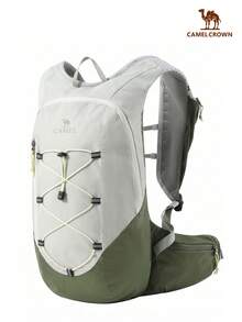 CAMEL CROWN Unisex Lightweight Large Capacity Backpack, Suitable For Hiking, Climbing, Casual Sports, Outdoor Mountaineering And Travel - Yunqi Green - View 2