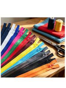 5/10/20pcs Mixed Color #3 Nylon Zippers, 7.87 Inch Closed Length, Suitable For DIY Handmade Zippers, Can Be Used For Bags, Clothing And Sewing Projects - 20 cm / 7.87 In - View 11