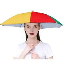 Men Rain Hats - Colorful Stripes - View 3