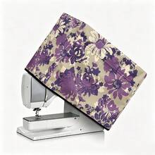 1pc Dust-Proof Cover For Sewing Machine, Modern Style Polyester Flower Printing. Home Decoration, Household Appliance Cover. Dust-Proof And Washable. - Full Coverage - View 17