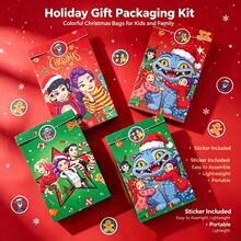 KPop Demon Hunters 12Pcs/24Pcs Character Print Paper Gift Bags With Matching Stickers, Stylish Anime Figure Pattern Treat Goodie Bags, Heavy‑Duty Paper Favor Bags For Gathering Get‑Together Snack Candy Present Packaging, Multi-Functional Decorative Storage Packaging Bags, Used For Event Table Decoration, 4 Unique Vibrant Artistic Patterns, Foldable And Reusable Gift Storage Bags - Multi-color - View 8