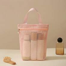 [Tas Penyimpanan Koper] Tas Kosmetik Penyimpanan Koper Genggam Jaring, Kapasitas Besar, Tas Penyimpanan Perlengkapan Mandi Perjalanan Multi-Fungsional Kelas Atas - MultiWarna - View 7