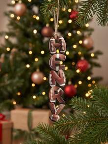 1pc Custom Name Ornament For Sport Lovers, Personalized Name Wooden Ornament, Athlete Keepsake Gift, Player Team Christmas Gift - Multicolor - View 9