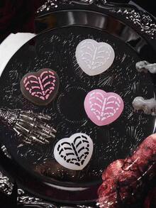 GeekShare 4pcs Heart Skull Design Silicone Joycon Thumb Grip Protective Covers For Switch 2 - View 4
