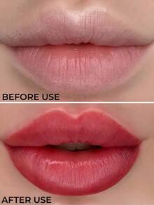 GUOXIAONIU Round Lip Brush, Full Rounded Tip For Bitten Lip Makeup, Soft Dense Bristles Lip Contour Blending Brush With Dust Cover - Rose Gold #384 - View 3