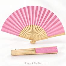 Naturepeak Vintage Handheld Folding Paper Fan, Portable Bamboo Fan, Perfect Accessory To Stay Cool And Stylish In Summer, Great For Parties And Events - 1PC - View 11