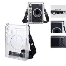 1pc Transparent Protective Case For Instant Camera With Lanyard, PVC Material Anti-Scratch Camera Accessory, Suitable For Mini Crystal Shell Camera, Thickened Non-Yellowing Easy Installation Protective Cover - View 1