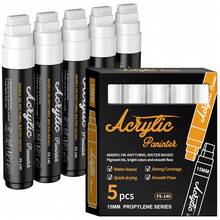 FLYSEA Black And White Set Large Liquid Chalk, 3-In-1 Tip Can Be Used, Can Be Washed And Erased, Suitable For Glass Board, Blackboard, Window, Mirror, Car Windshield; Suitable For Office Workplaces, Coffee Shops - Sets - View 14
