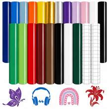 22pcs Permanent Vinyl Sheets In Assorted Colors, Permanent Vinyl Bundle 12 X 10 Inches, Great For DIY Craft Projects, Easy To Cut, And Transfer, For Home Decor, Coffee Mugs, Signs, Letters, Banners, Window Graphics - Multicolor - View 10