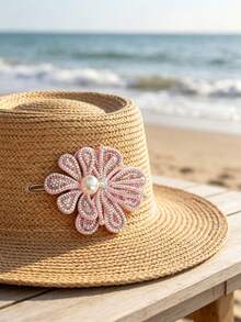 Easter 1pc Rhinestone Flower Handmade Sewing Clothing Shoes Hats Bags Packaging Ornament Rhinestone Additions - B - View 4