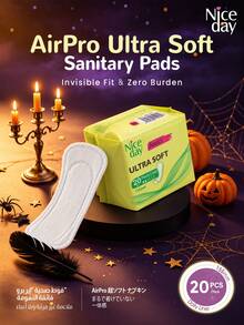 Niceday Pembalut Panty Liner Ultra Lembut, 155mm untuk Penggunaan Sehari-hari, 20 buah/kemasan, Pembalut Dalaman Super Tipis, Bernapas untuk Area Intim, Pembalut Menstruasi, Penyerapan Cepat - Sangat lembut 155mm (20 buah/1 kemasan) - View 2