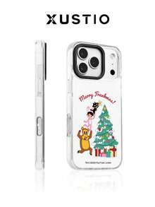 بطانية هاتف TPU ثنائي اللون مضاد للسقوط مرخص رسميًا من Paul Frank، مزين بنمط شجرة عيد الميلاد والدب والأرنب والقط والحروف، مناسب كهدية عطلة متوافق مع Apple 11 12 13 14 15 16 17 18 Pro/Pro Max/14 15 16 17 Plus، بطانية حماية للهاتف، هدايا العطلات، التنقل اليومي، أسلوب مضاد للسقوط جذاب للغاية - متعدد الألوان - مشاهدة 1