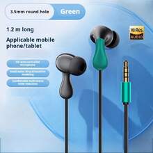 3pcs/Set Earphone In-Ear Berkabel Bentuk Tetesan Air Estetis, Desain Modis, Antarmuka 3.5mm/Type-C Opsional, 3 Warna Berbeda, Cocok Sebagai Hadiah, Dilengkapi Mikrofon - View 21