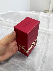 YSL Dust-Proof Hard Case Cosmetic Organizer Dual Use Vanity Storage & Daily Crossbody Handbag Gift Box - Red - View 6