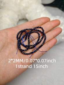 Brown Goldstone/Blue Goldstone/Green Goldstone Diamond Cut Flash Loose Cube Beads - Suitable For Jewelry, Bracelet, And Necklace Making Additions - 1strand 15inch - View 14