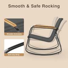 Outdoor Table & Chair Sets - Black - View 6