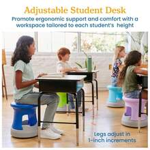 Kids Desk Chairs - Black - View 4