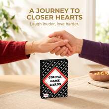 Couples Card Game: 50 Playful & Interactive Challenge Cards For Romantic Date Nights - Fun Evening Activity, Spark Romance & Connection, Perfect Anniversary, Valentine's Day & Birthday Gift For Him And Her - Multicolor - View 7