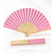 Naturepeak Vintage Handheld Folding Paper Fan, Portable Bamboo Fan, Perfect Accessory To Stay Cool And Stylish In Summer, Great For Parties And Events - 1PC - View 10