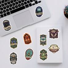 50PCS Witch Potion Label Graffiti Stickers Decorated Suitcase Cycling Gear Water Bottle DIY Skateboard Luggage Helmet Self Adhesive - one-size - View 5