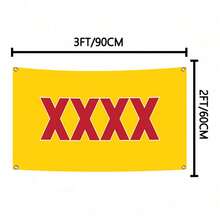 1 chiếc cờ in họa tiết bia/rượu bằng polyester 90x150cm (3x5ft), phù hợp trang trí phòng hoặc gara, cũng có sẵn kích thước 4x6ft (120x180cm) - Xem 9