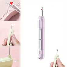 1Pc/2Pcs Easy-To-Use Threading Tool For Elderly, Multi-Function Manual Sewing Aid Tool, Built-In Thread Unraveler, Needle Detachable And Threading Device - Multicolor - View 9