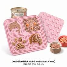 1pc Silicone Pet Licking Mat With Strong Suction Cups, Slow Feeding Licking Mat For Dogs And Cats, Non-Slip Licking Mat To Relieve Anxiety, Reduce Boredom, For Bathing And Grooming Training, Dishwasher - Multi-color - View 10