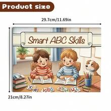 English Alphabet Learning Notebooks, ABC Letter Recognition, Tracing And Handwriting Practice, Phonics, Beginning Sounds, Vocabulary And Early Reading Skills, Illustrated Educational Worksheets For Home Learning - English Alphabet Learning - View 9