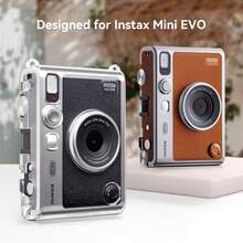 1pc Transparent Protective Case For Instant Camera With Lanyard, PVC Material Anti-Scratch Camera Accessory, Suitable For Mini Crystal Shell Camera, Thickened Non-Yellowing Easy Installation Protective Cover - View 6