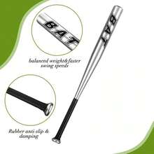Aluminum Baseball Bat, Lightweight Softball Bat, Suitable For Baseball Training, Outdoor Sports Practice Activities - Silver - View 4