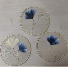 2D Flat Acrylic Ginkgo Wall Decor, Minimalist Modern Acrylic Art Hanging Ornament. Clear Natural Ginkgo Pattern, Transparent Texture Resistant To Deformation, Vintage Atmosphere. Versatile For Living Room, Bedroom, Children's Room Walls, Easily Decorate Home Space, Enhance Interior Style, Ideal Decorative Ornament For Soft Furnishing And Wall Arrangement. - 1 YEAR - View 5