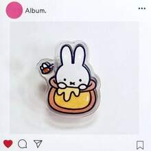 6pcs Miffy Rabbit Acrylic Clips, Ins Style Cartoon Cute Rabbit Print Stationery Clips, Thick Acrylic Material Resistant To Bending, Firm Grip, Can Be Used To Organize And Store Test Papers, Course Materials, Homework Sheets, Also As Scrapbook Material Clips, Photo Clips, Snack Gift Bag Sealing Clips, Fresh And Cute Appearance, Suitable For Daily Desk Organization, Practical Learning Stationery, Also Suitable As Learning Reward Small Gifts - Multicolor - View 5