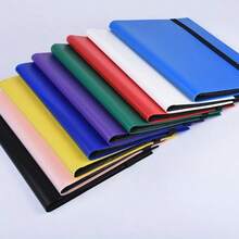 9-Pocket Card Album, Premium Zippered Trading Card Binder, 360-Side Double-Sided PU Material Card Album, Collector's Album, Card Holder For TCG, Sports Cards (6 Colors) - Multicolor - View 7