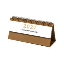 1pc 2027 MIni Desk Calendar, Simple Aesthetic Horizontal Desktop Calendar, Monthly Planner, For Notes, Habit Tracking, Daily Planning, To-Do Lists - Calendar - View 13