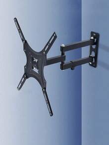 1pc Universal TV Mount Bracket For 14-42/32-55 Inch TVs, Made Of Cold Rolled Steel, Adjustable And Swivel Wall Mount Bracket - Black - View 2