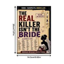 1 Book, American Style Pressure Problem Solving Workbook: Adult Detective Puzzle Workbook Suitable For Games And Group Games, Immersive Plot Crime Solving Challenges, - A - View 7