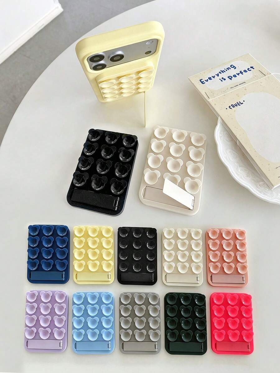 12 miếng hút silicone N52 nam châm dán mặt sau ốp điện thoại, hút mạnh chống trượt, dùng chung cho nhiều loại
