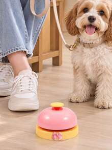 Cute Pet Desk Bell With Bow,Pet Training Bell,Dog Paw Bell,Training Buzzer,Pet Interactive Bell Toy,Dog Paw Press Bell,Pet Communication Bell,Interactive Training Toy,Pet Daily Interaction,Christmas Gift, St. Nicholas Day Gift, - Multicolor - View 8