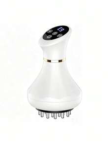 Cordless Handheld Electric Massager With 21 Rolling Heads & 9-Level Adjustable Vibration/Heat, LED Display, Rechargeable 1200mAh Battery, Portable Body Relaxation Tool For Neck, Back, Arms & Legs, Lightweight Design.Festival, Gift - 6103 - View 12