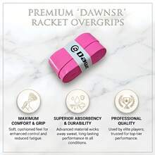 6pcs Dawnsr Racket Grip Tape, Sweat-Absorbent Anti-Slip Handle Wrap, Sports Racket Accessory, Comfortable & Durable, Suitable For Tennis, Badminton, Pickleball Rackets - Multicolor - View 7