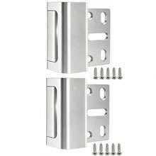 Home Security Door Lock, Reinforced Lock With 8 Screws And 3-Inch Plugs, Can Withstand 799.99 Lbs Inward Opening Door, Upgraded Night Lock, Protect Your Home (Silver, Black, White, Gray, Gold) - Multicolor - View 9