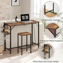Patio Bar Tables - Brown - View 4