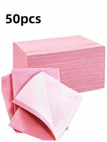 Waterproof Nail Art Table Mat 125pcs Disposable 3-Layer Foldable Nail Art Table Mat Waterproof Nail Art Pad Suitable For Nail Salon Practice - Pink - View 11
