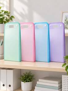 Handheld Vertical Expanding File Folder, File Storage Organizer, 13-Pocket Test Paper Storage Bag, Paper Document Storage, Large Capacity Design, Multi-Pocket Design, Suitable For Organizing Files, Invoices, Receipts And Various Documents, Durable - Multicolor - View 8