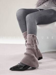 MOIRÉALLURE Women's 2 Pieces Sock Ensemble, Breathable Nylon Tights + Stretchy Foot Socks, Fashion All-Match Set For Everyday Use - Multicolor - View 3
